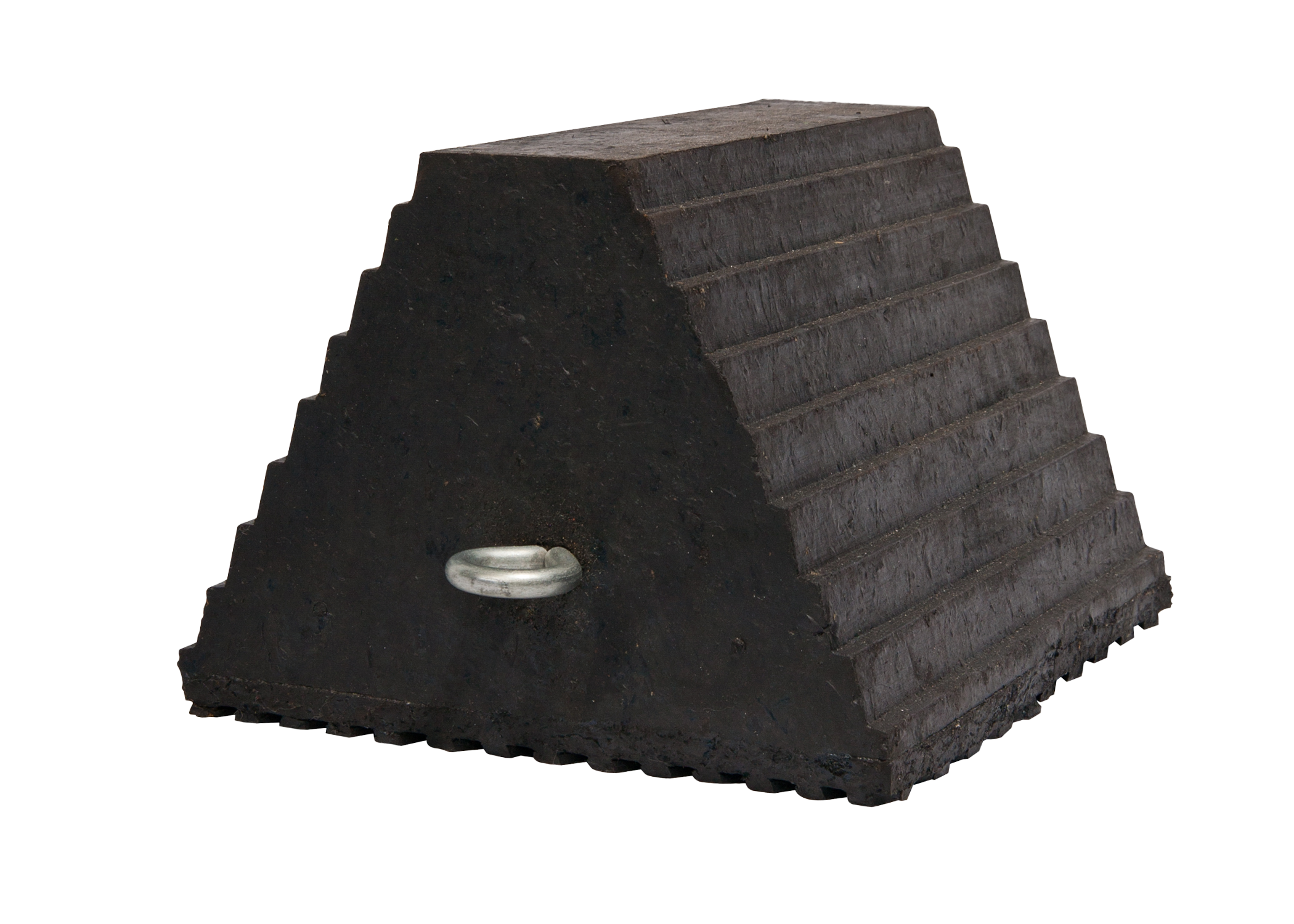 TORO Rubber Wheel Chock - with Eyebolt - General Use (Roped Set)